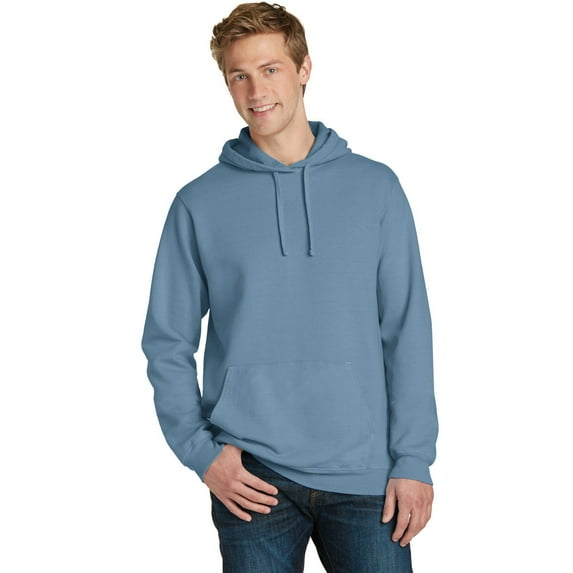 Port & Company Pigment-Dyed Pullover Hooded Sweatshirt. Pc098h