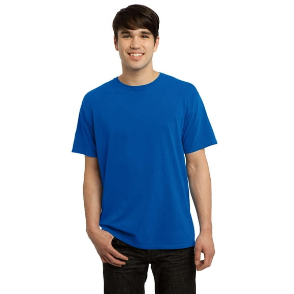 Port & Company Pigment-Dyed Tee. Neon Blue. 4XL.
