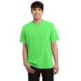 thumbnail image 1 of Port & Company Pigment-Dyed Tee. Neon Green. XL., 1 of 5