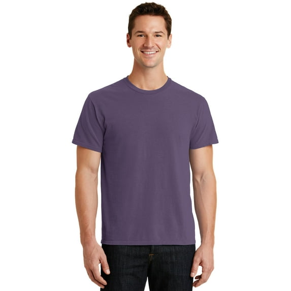Port & Company Pigment Dyed Tee (PC099) Vintage Plum, XL