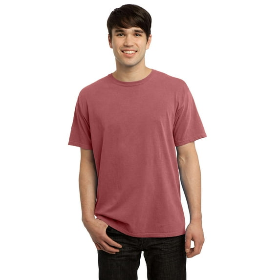 Port & Company Pigment-Dyed Tee. Red Rock. L.