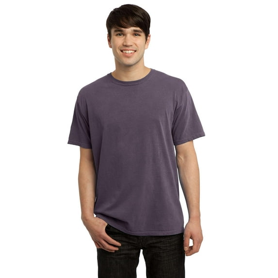 Port & Company Pigment-Dyed Tee. Vintage Plum. 3XL.