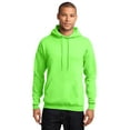 thumbnail image 1 of Port & Company Pullover Hooded Sweatshirt (PC78H) Neon Green, 2XL, 1 of 2