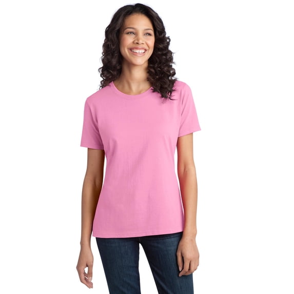 Port & Company Ring Spun Cotton TShirt (LPC150) Candy Pink, 2XL