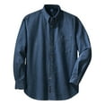 thumbnail image 1 of Port & Company SP10 Mens Long Sleeve Value Denim Shirt, Ink Blue - Large, 1 of 2