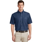 Port Company Short Sleeve Value Denim Shirt (SP11) Ink Blue, M