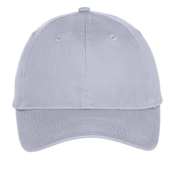 Port & Company Six Panel Unstructured Twill Cap-One Size (Silver)