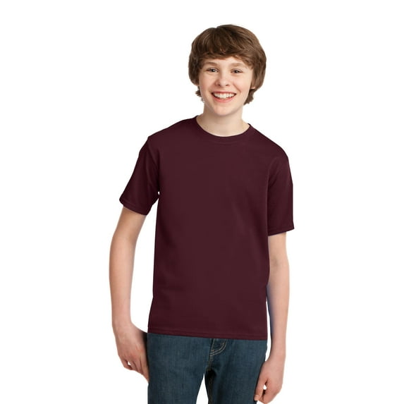 Port & Company TShirt (PC61Y) Athletic Maroon, L