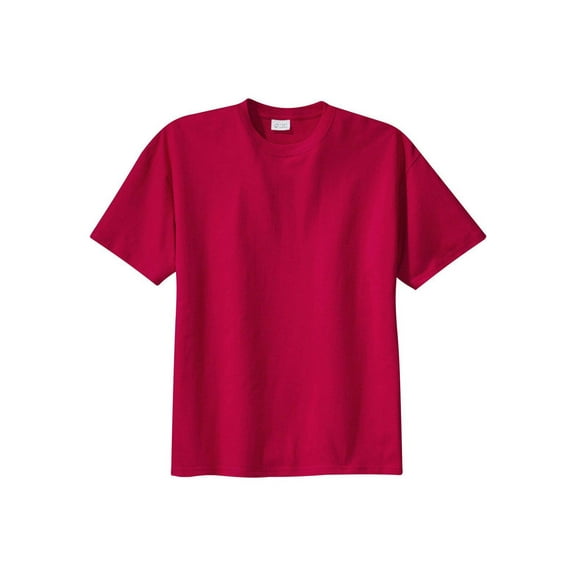 Port & Company Tall 100% Cotton Essential Tshirt, Red XLT