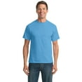thumbnail image 1 of Port & Company Tall 50/50 Cotton/Poly T-Shirt, 3XLT, Aquatic Blue, 1 of 3