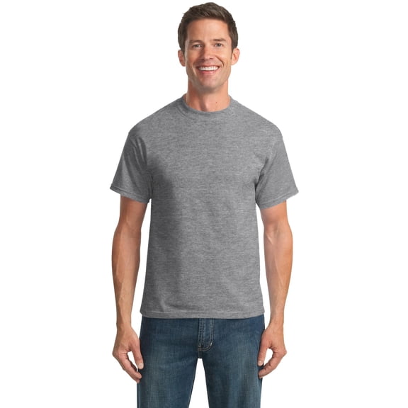 Port Company Tall Core Blend Tee-4XLT (Athletic Heather)