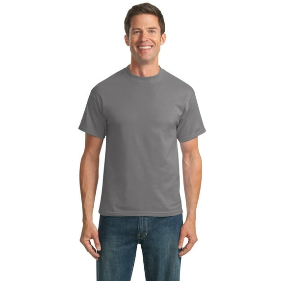 Port & Company Tall Core Blend Tee-4XLT (Medium Grey)