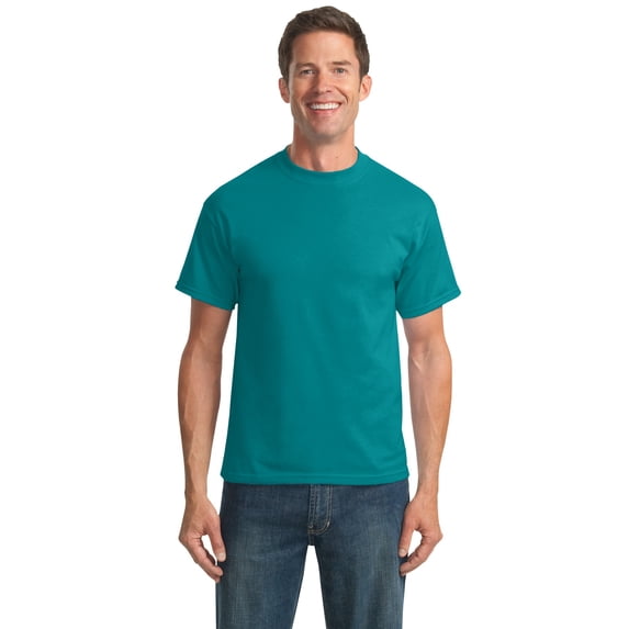 Port Company Tall Core Blend Tee-LT (Jade Green)