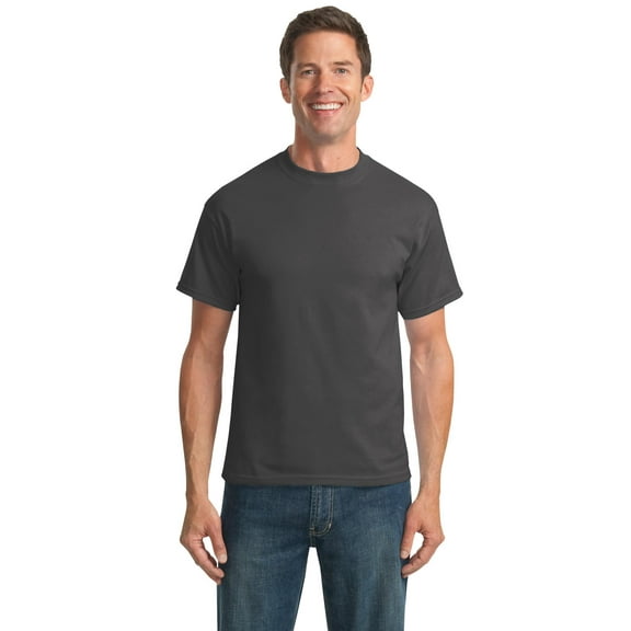 Port & Company Tall Core Blend Tee-XLT (Charcoal)