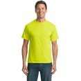 thumbnail image 1 of Port & Company Tall Core Blend Tee-XLT (Safety Green), 1 of 3