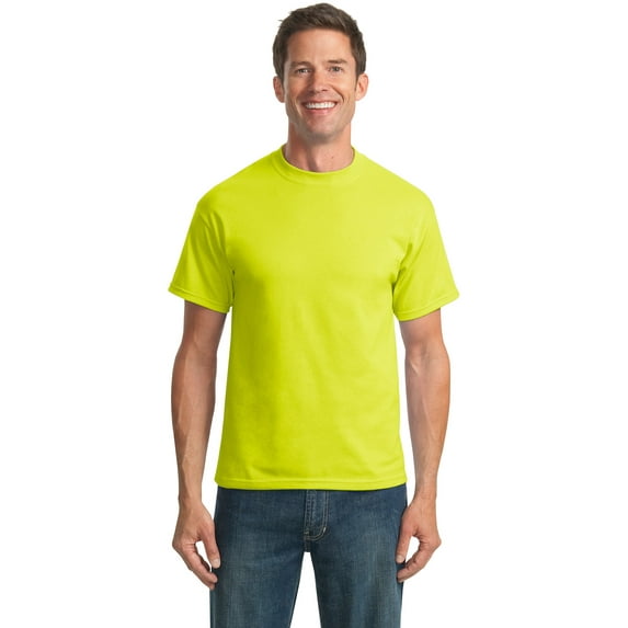 Port & Company Tall Core Blend Tee-XLT (Safety Green)