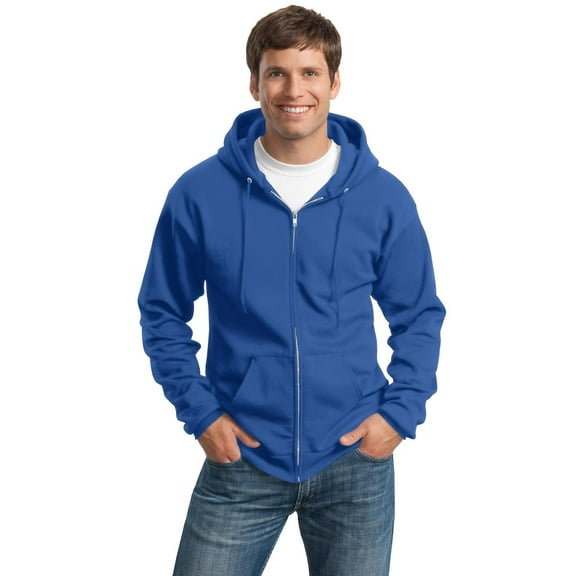 Port & Company PC90ZHT Tall Essential Fleece Full-Zip Hooded Sweatshirt