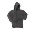 thumbnail image 1 of Port & Company Tall Essential Fleece Pullover Hooded Sweatshirt-2XLT (Charcoal), 1 of 6