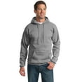 thumbnail image 1 of Port & Company Tall Essential Fleece Pullover Hooded Sweatshirt. Pc90ht , PC90HT , Athletic Heather , Large Tall, 1 of 2
