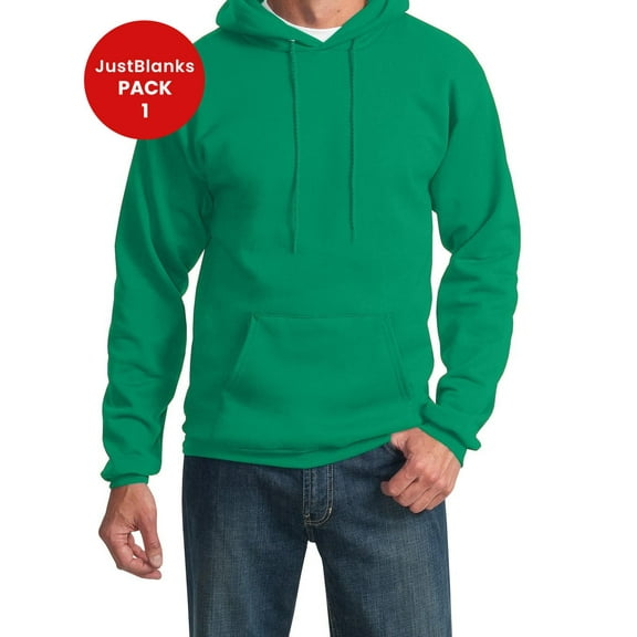 JustBlanks Tall Essential Fleece Pullover Hooded Sweatshirt