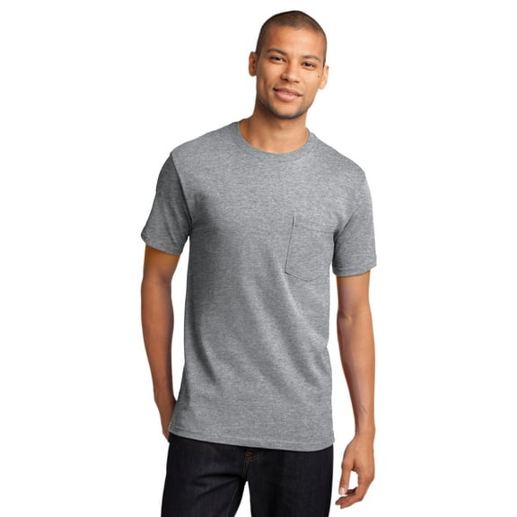 Port & Company - Tall Essential Pocket Tee. PC61PT Athletic Heather