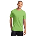 thumbnail image 1 of Port & Company - Tall Essential Pocket Tee Pc61pt - Lime - LT, 1 of 5