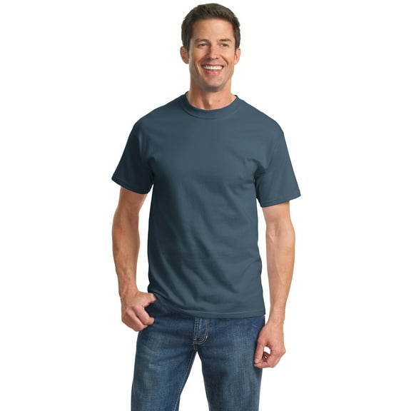 Port & Company Tall Essential Tee-3XLT (Steel Blue)