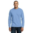 thumbnail image 1 of Port  Company PC55LS Long Sleeve T-Shirt X-Large Tall Light Blue, 1 of 3