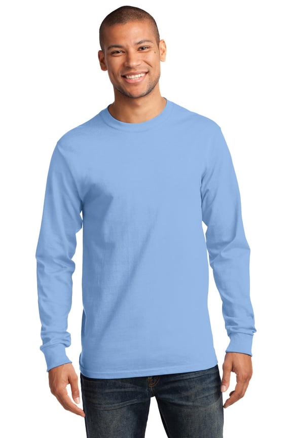 mpany Tall Long Sleeve Essential Tee-LT (Light Blue)