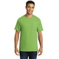 thumbnail image 1 of Port & Company Tall TShirt with Pocket (PC61PT) Lime, 3XLT, 1 of 5