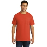 Port & Company Tall TShirt with Pocket (PC61PT) Orange, LT