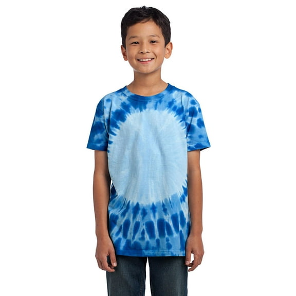 Port & Company Teen Youth Window Short Sleeve Tie-Dye T-Shirt