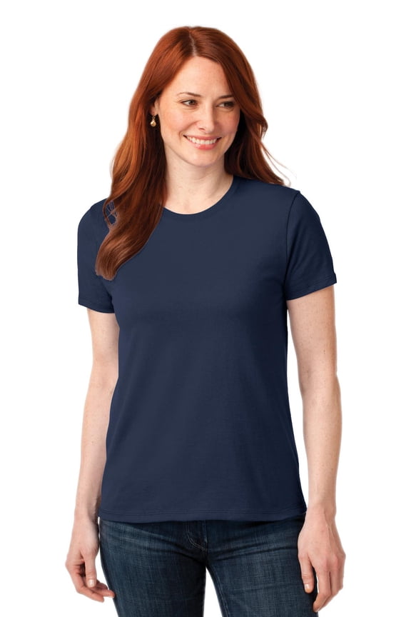 Tshirt LPC55 Women 50/50 Cotton/Poly T-Shirt