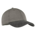 thumbnail image 1 of Port & Company  Two Tone Pigment Dyed Cap-One Size (Pebble/ Black), 1 of 3