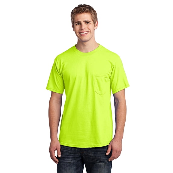 Port Company USA100P Men's All-American Tee with Pocket Tshirt