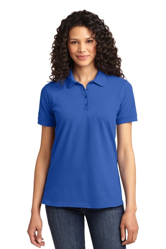 mpany Women's Core Blend Pique Polo. LKP155