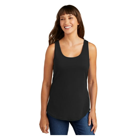 Port & Company Women's Core Cotton Tank Top Jet Black X-Large