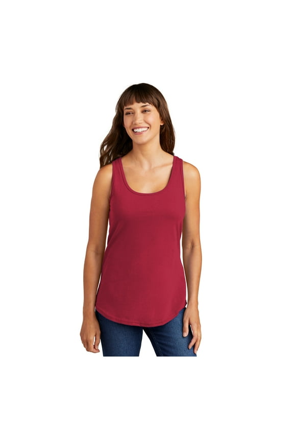 mpany Women's Core Cotton Tank Top Red Large