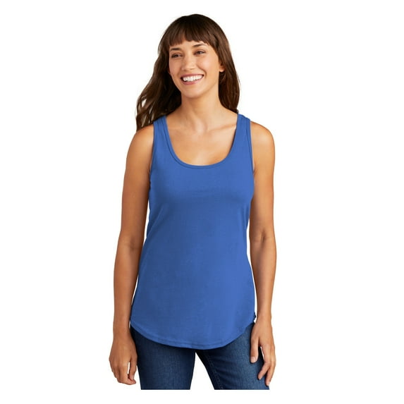 Port & Company Women's Core Cotton Tank Top Royal Large