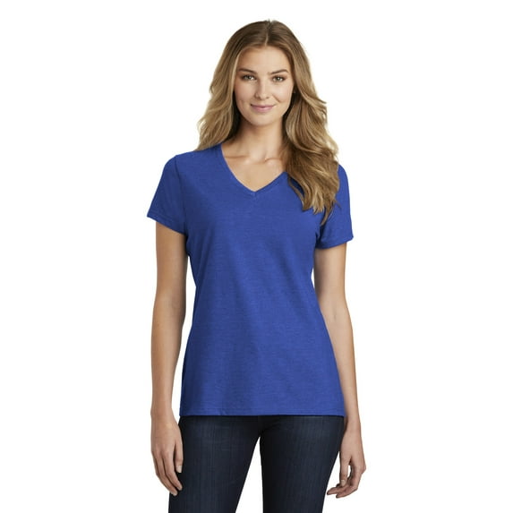 Port & Company Women's Fan Favorite Blend V-Neck Tee. LPC455V