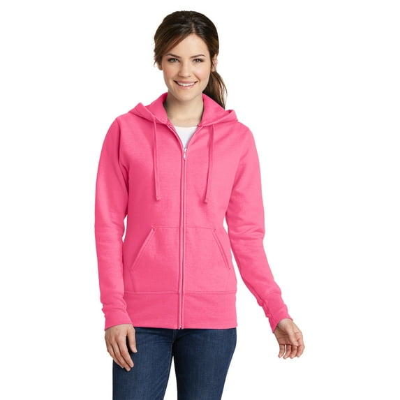 Port & Company Women's Full-Zip Hooded Sweatshirt