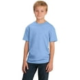 thumbnail image 1 of Port & Company Youth 5.4-oz Cotton T-Shirt. Light Blue. L., 1 of 1