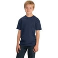 thumbnail image 1 of Port & Company Youth 5.4-oz Cotton T-Shirt. Navy. M., 1 of 1