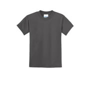 Port Company Youth Core Blend Tee-L (Charcoal)