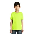 thumbnail image 1 of Port & Company Youth Core Blend Tee-S (Safety Green), 1 of 6