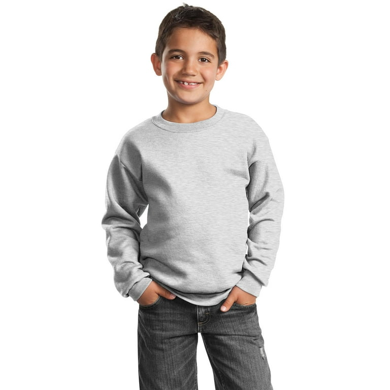 cf PC90Y Port and Co. Youth Crewneck Sweatshirt cf PC90Y Port and Co. Youth Crewneck Sweatshirt