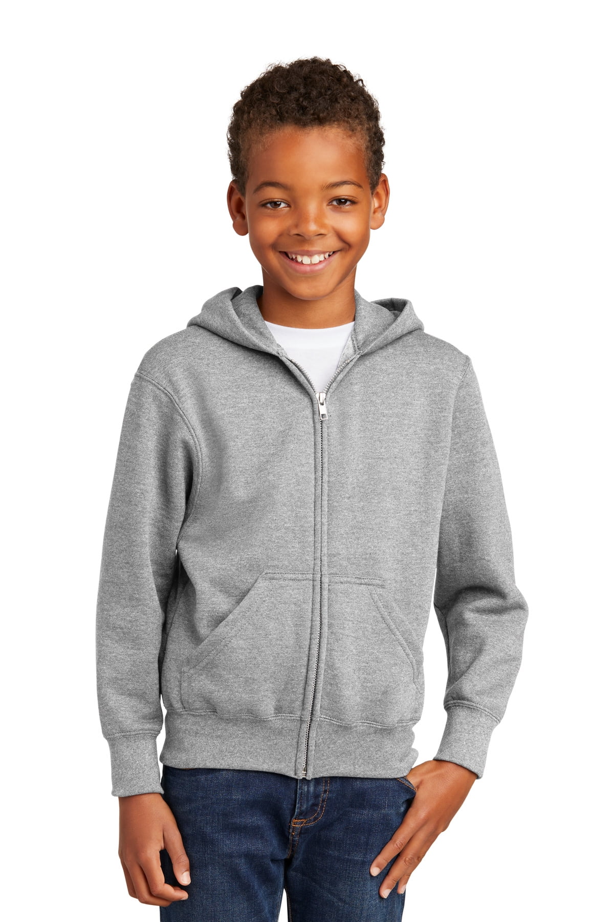 Cotton-blend Core Identity zip-up sweatshirt