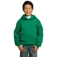thumbnail image 1 of Port & Company Youth Core Fleece Pullover Hooded Sweatshirt-S (Kelly Green), 1 of 5