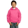 thumbnail image 1 of Port & Company Youth Core Fleece Pullover Hooded Sweatshirt-XL (Neon Pink), 1 of 6