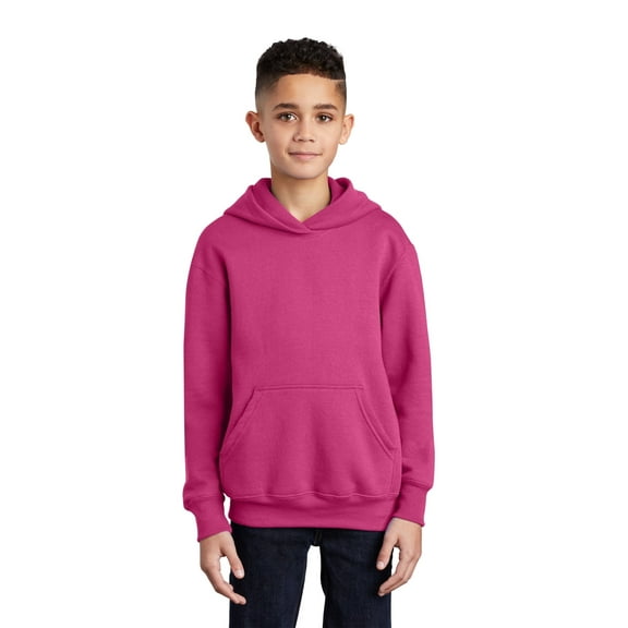 Port & Company - Youth Core Fleece Pullover Hooded Sweatshirt